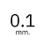 หนา 0.1mm