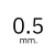 หนา 0.5mm