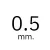 หนา 0.5mm