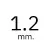 หนา 1.2mm
