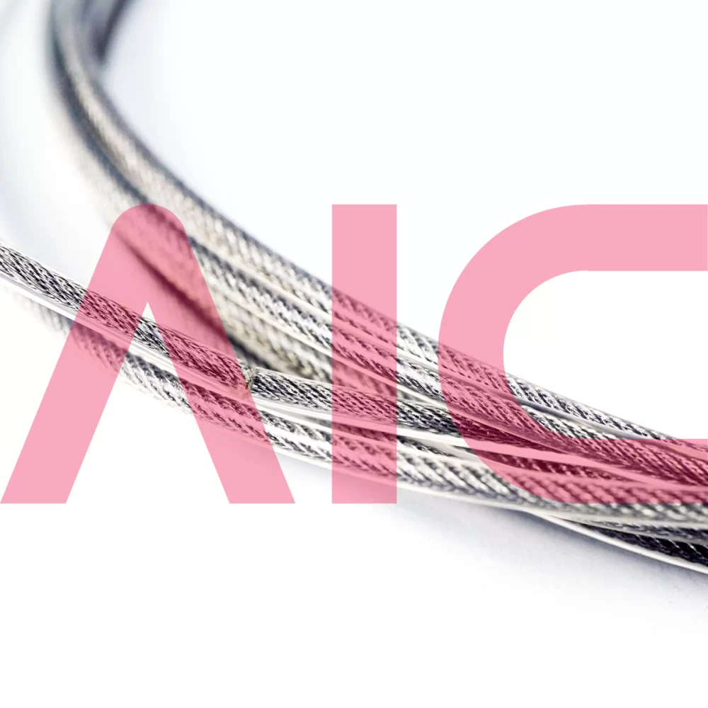 Stainless-steel plastic-coated rope