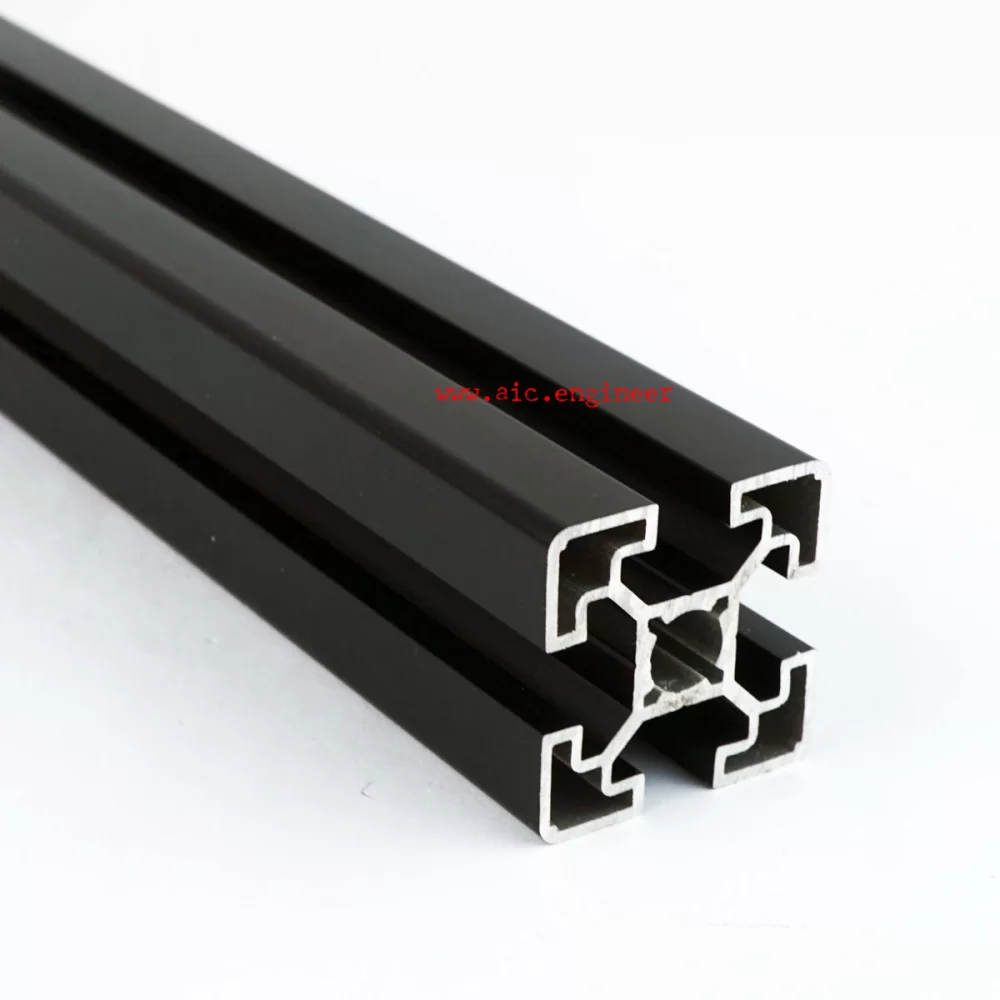 aluminium-profile-40x40-t-nut-black