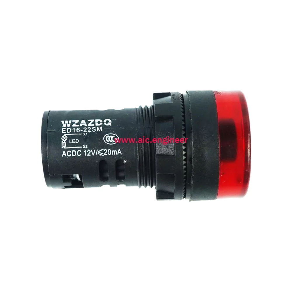 buzzer-12v-flash-light-red