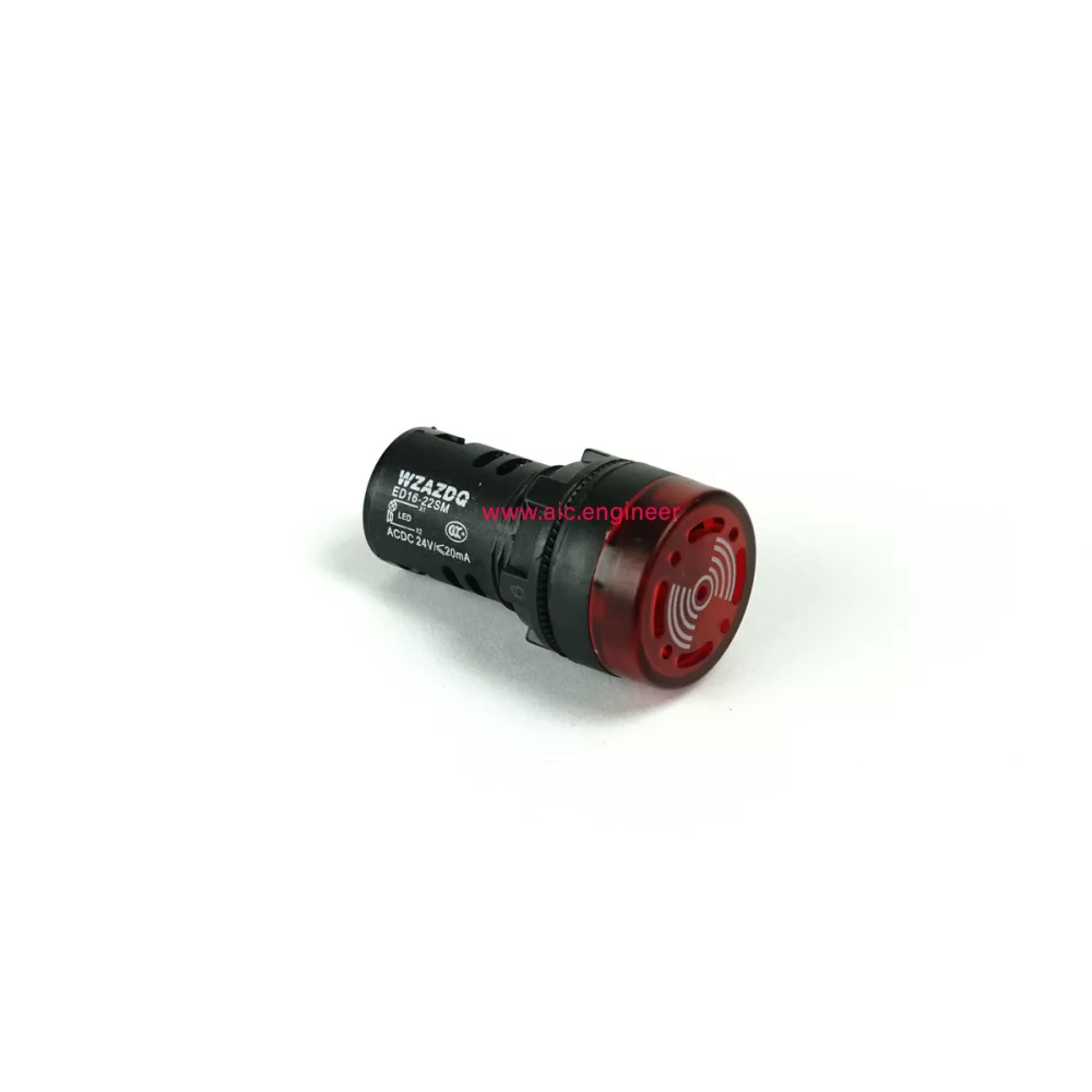 buzzer-24v-flash-light-red
