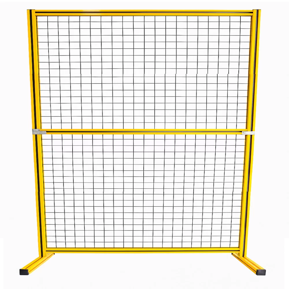 หน้าบานรั้วนิรภัยอลูมิเนียม ขนาด 1x2 เมตร