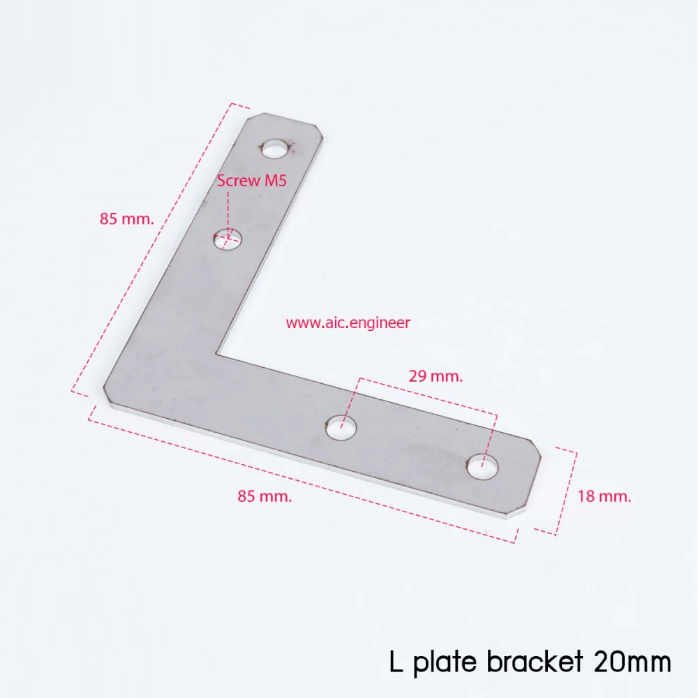 L Plate 20mm สแตนเลส