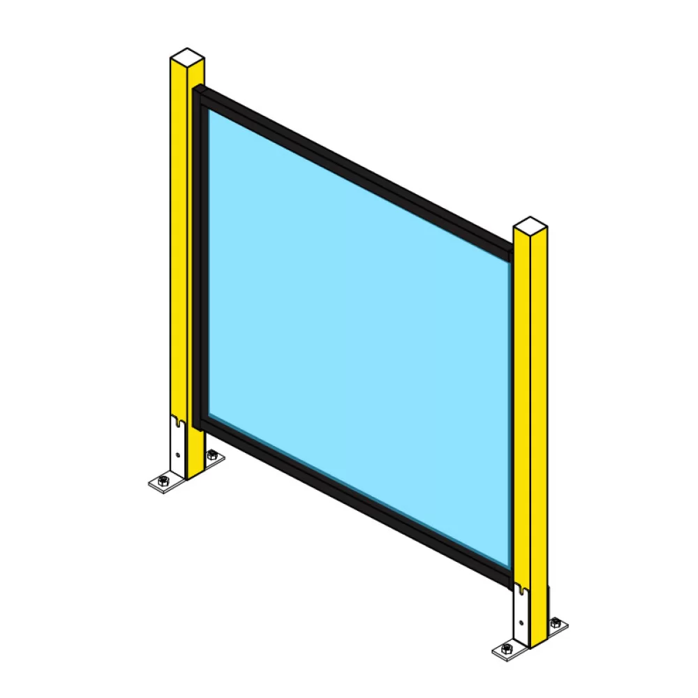 หน้าบานรั้วนิรภัย รุ่น Light Weight ขนาด 1x1 เมตร