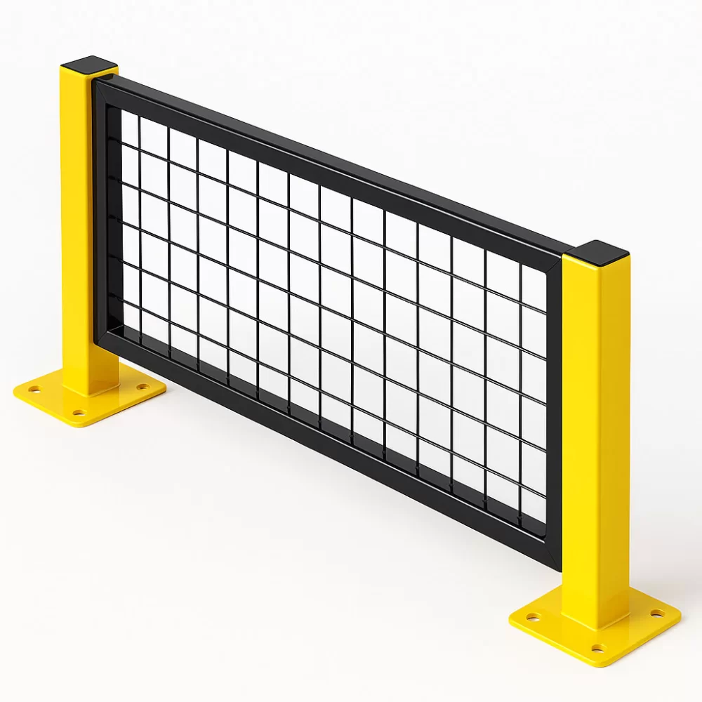 หน้าบานรั้วนิรภัยเหล็ก ขนาด 1.25x0.5 เมตร