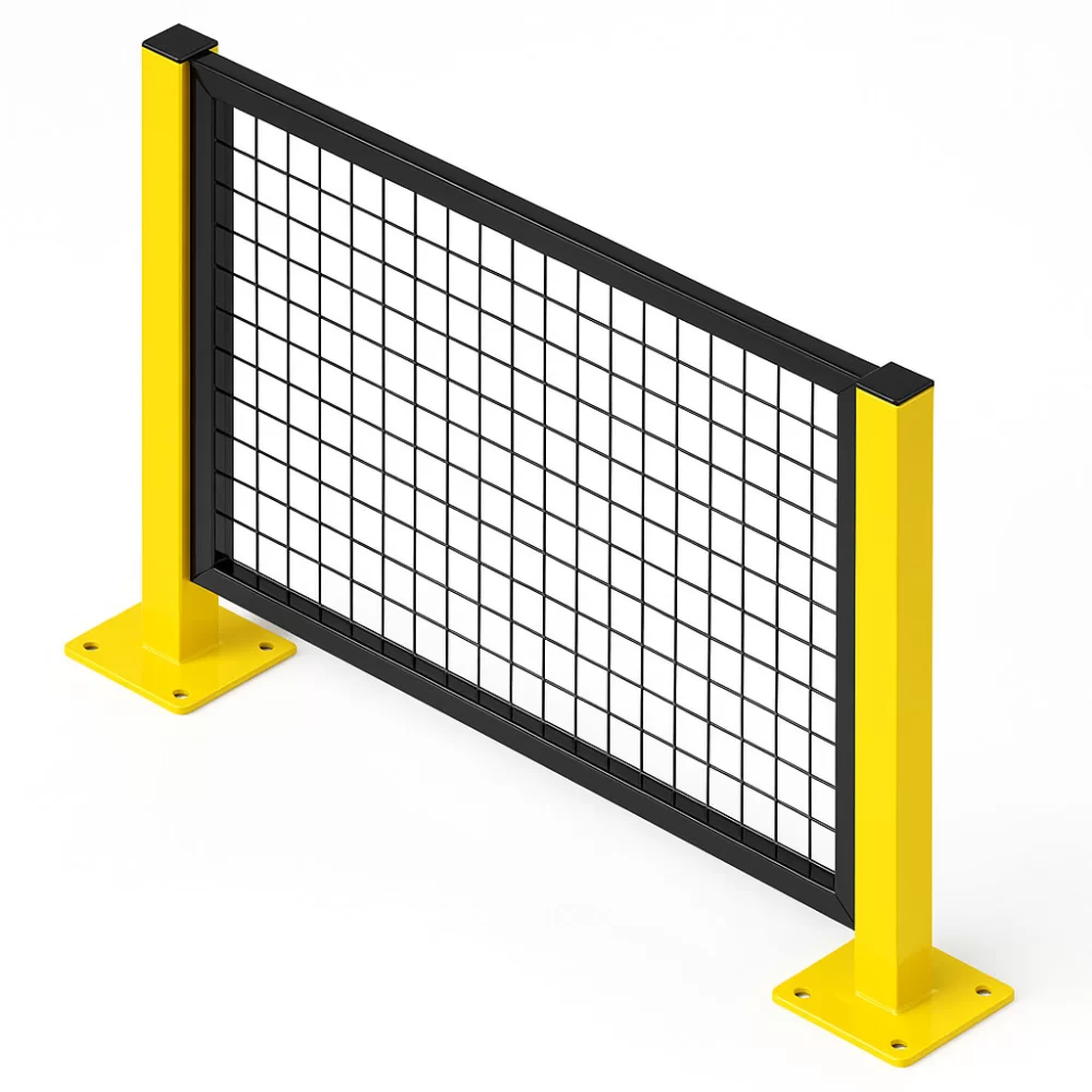 หน้าบานรั้วนิรภัยเหล็ก ขนาด 1x0.5 เมตร