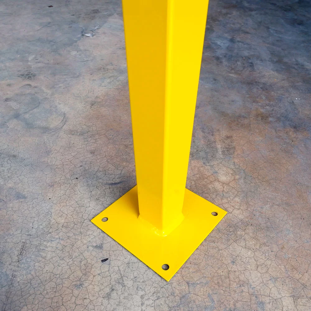 เสารั้วนิรภัยเหล็ก ขนาด 50x50 มม. ความสูง 1 เมตร