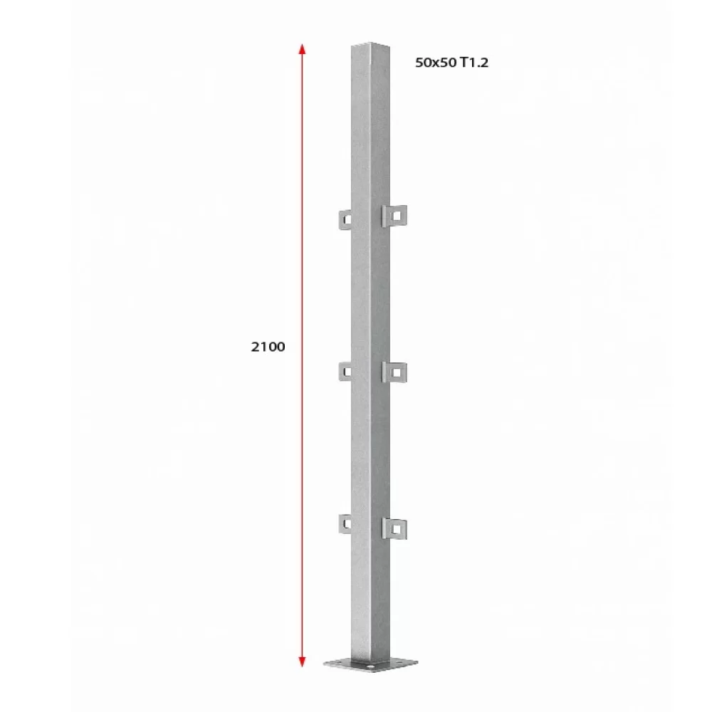 รั้ว V-shape galvanized 6x20 2.4x2 เมตร ลวด 5 mm