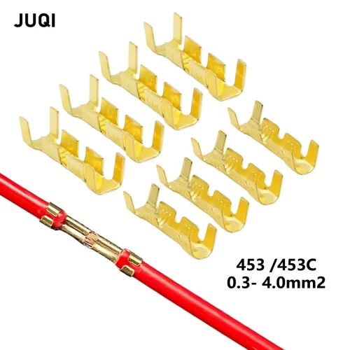 453 U-shaped เทอร์มินอลทองเหลือง 0.3-1.5mm 20ชิ้น