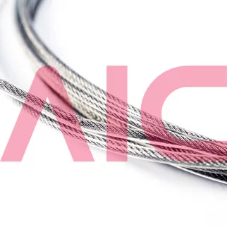 Stainless-steel plastic-coated rope 1เมตร