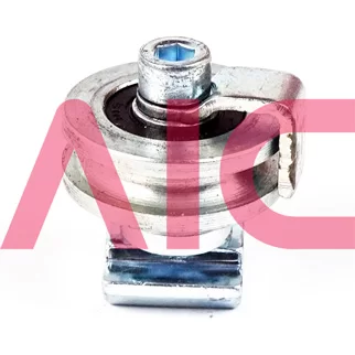 U-groove metal pulley and T-slider kit