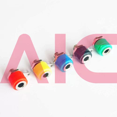 บานาน่าแจ็ค 4 มม. ตัวเมียแบบซ่อน สีแดง/ดำ/เขียว/น้ำเงิน/เหลือง