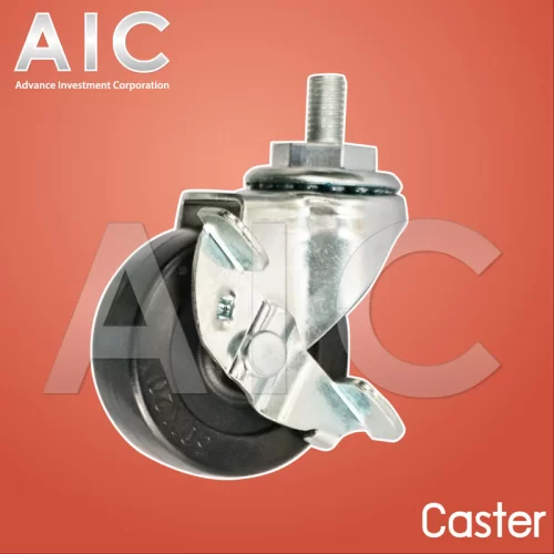 ล้อสกรูยูรีเทนดำ 2นิ้ว สกรู M8, M12