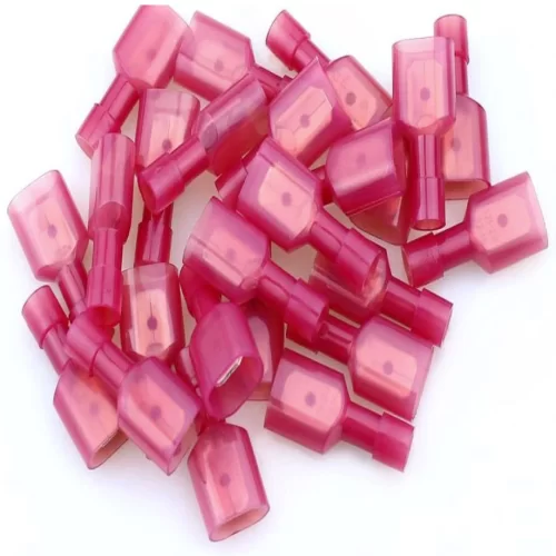 หางปลา Female+Male 25คู่ สีแดง FDFN1.25-250 + MDFN 1.25-250