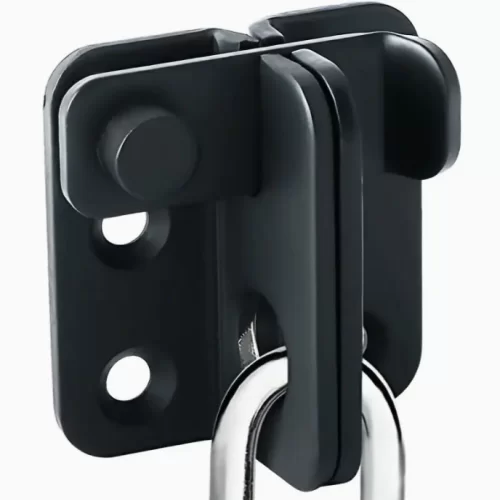 กลอนประตูแบบตะขอเกี่ยว 30มม สแตนเลส สีดำ