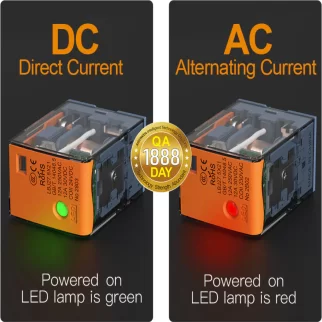 รีเลย์แม่เหล็กไฟฟ้า Electromagnetic Relay 8ขา 24/220V