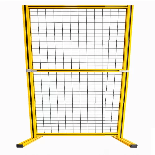 หน้าบานรั้วนิรภัยอลูมิเนียมรุ่น Heavy Duty กว้าง 0.5 เมตร สูง 2 เมตร