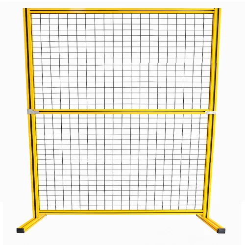 หน้าบานรั้วนิรภัยอลูมิเนียมรุ่น Heavy Duty กว้าง 1 เมตร สูง 2 เมตร