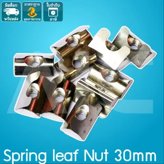Spring leaf Nut 30mm M6