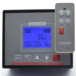 ชุดควบคุมมอเตอร์ PWM DC พร้อมจอ LCD 60A 12/24/36/48V - JQD-D5