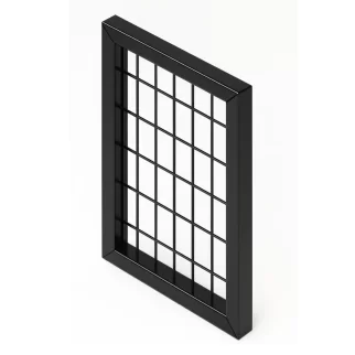 หน้าบานรั้วนิรภัยเหล็ก รุ่น Secure Fence กว้าง 0.25 เมตร สูง 0.5 เมตร