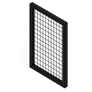 หน้าบานรั้วนิรภัยเหล็ก รุ่น Secure Fence กว้าง 0.5 เมตร สูง 1 เมตร