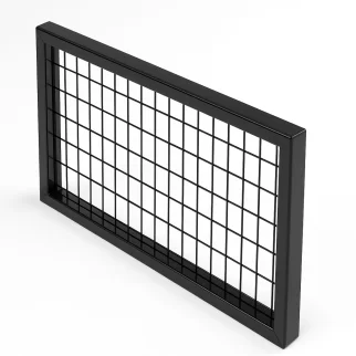 หน้าบานรั้วนิรภัยเหล็ก รุ่น Secure Fence กว้าง 0.75 เมตร สูง 0.5 เมตร