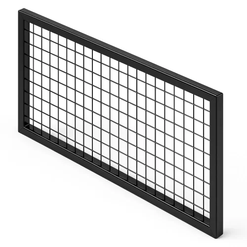 หน้าบานรั้วนิรภัยเหล็ก รุ่น Secure Fence กว้าง 1.25 เมตร สูง 0.5 เมตร