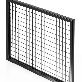 หน้าบานรั้วนิรภัยเหล็ก รุ่น Secure Fence กว้าง 1.25 เมตร สูง 1 เมตร