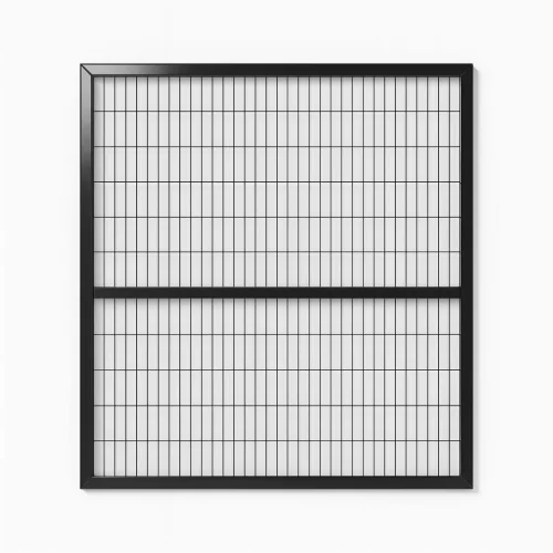 หน้าบานรั้วนิรภัยเหล็ก รุ่น Secure Fence กว้าง 1.25 เมตร สูง 2 เมตร