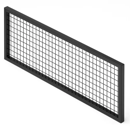 หน้าบานรั้วนิรภัยเหล็ก รุ่น Secure Fence กว้าง 1.5 เมตร สูง 0.5 เมตร