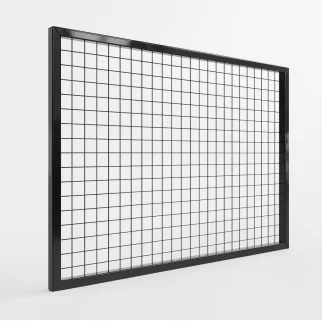 หน้าบานรั้วนิรภัยเหล็ก รุ่น Secure Fence กว้าง 1.5 เมตร สูง 1 เมตร