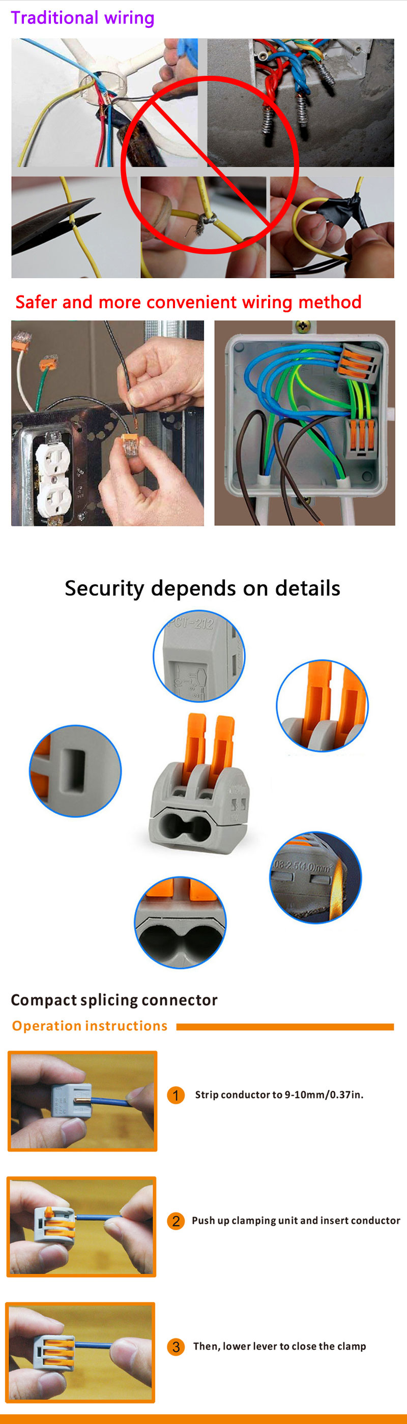 DC Terminal Block 2-5 ทาง