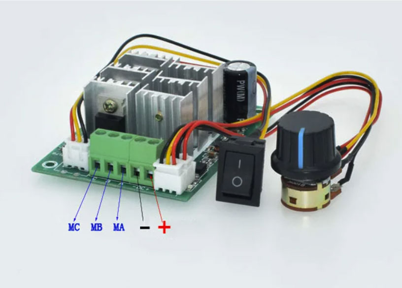 ชุดควบคุมมอเตอร์ BLDC sensorless 3เฟส BL01 15A 5-36V