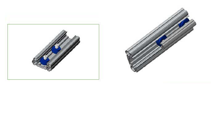 Nylon Slot Roller for Pipe T-Slot