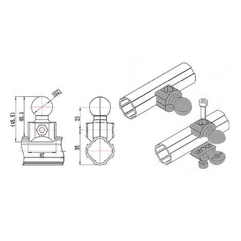 Suspension Hook Ball Type