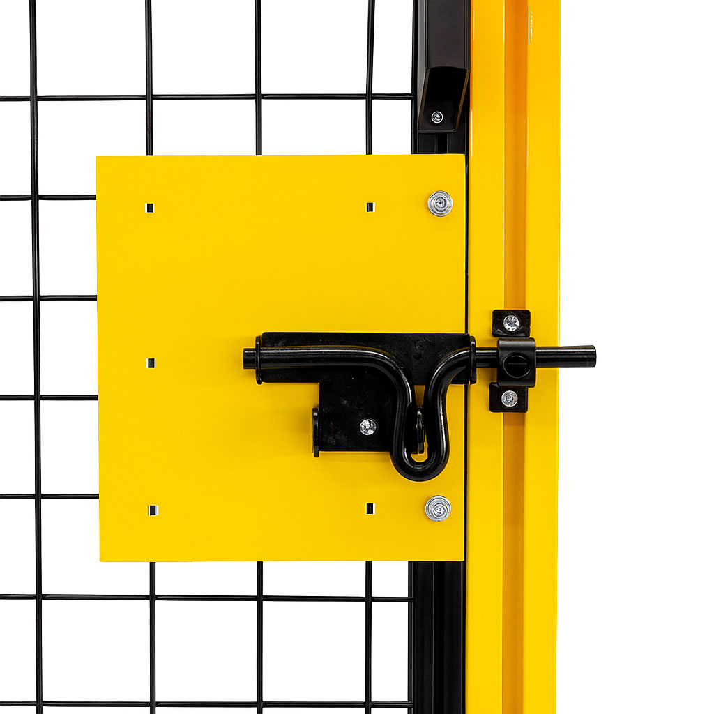 Door Plate ขนาด 175x200 มม. สีเหลือง