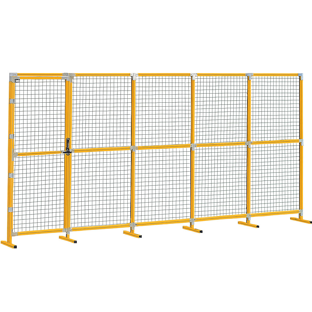 ประตูสวิงรั้วนิรภัยอลูมิเนียม 2 เมตร