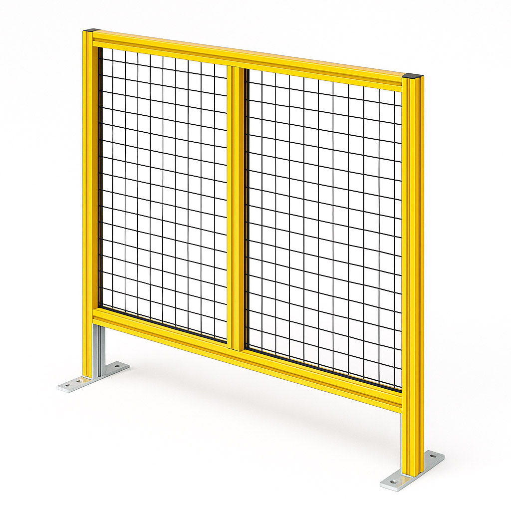 รั้วนิรภัยอลูมิเนียม ขนาด 2x1 เมตร