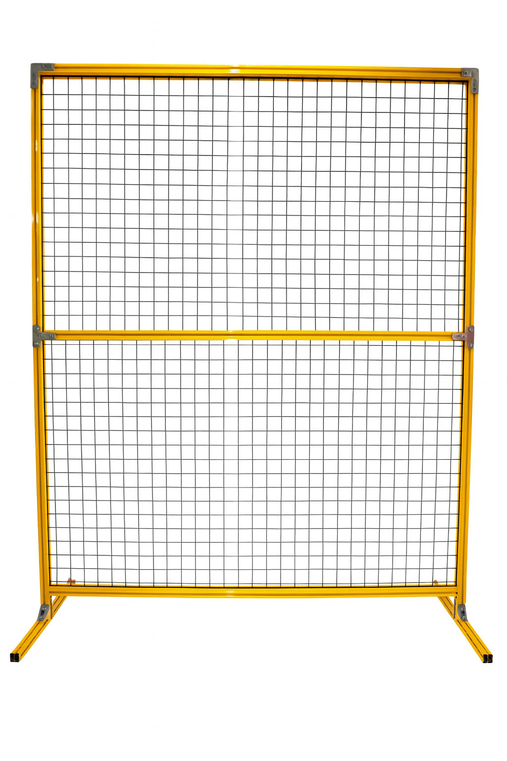 หน้าบานรั้วนิรภัยอลูมิเนียม ขนาด 1.5x2 เมตร