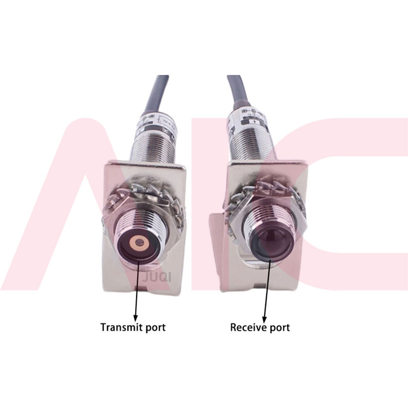 M12 เลเซอร์เซ็นเซอร์ Photoelectric E3F-20L/20C1 NPN NO/NC 20 เมตร