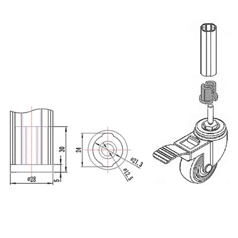 Adjuster Connector M10