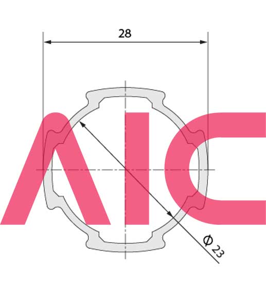 Pipe Frame สีเงิน ความหนา 1.8มม.