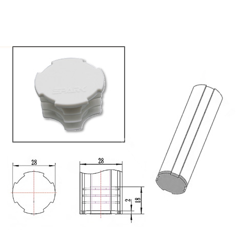 End Cap for Pipe Frame