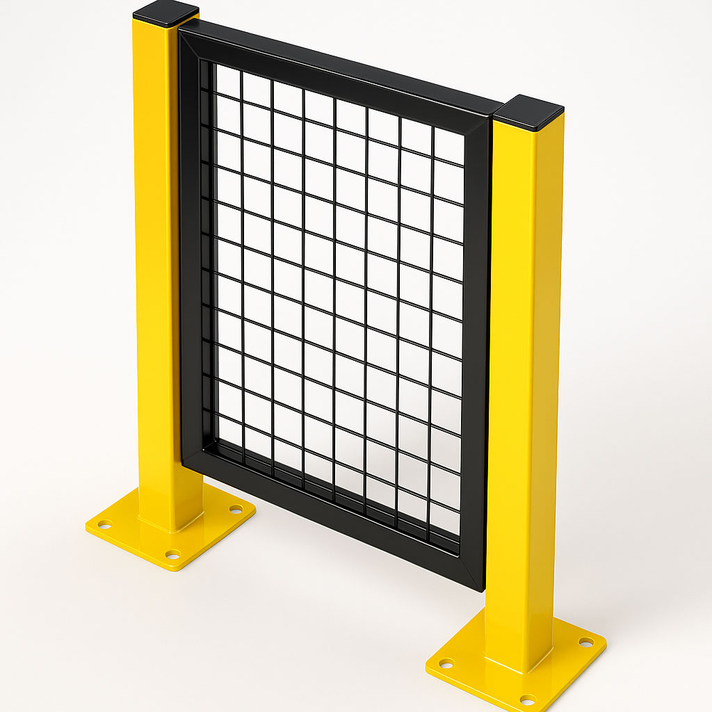 หน้าบานรั้วนิรภัยเหล็ก ขนาด 0.25x0.5 เมตร