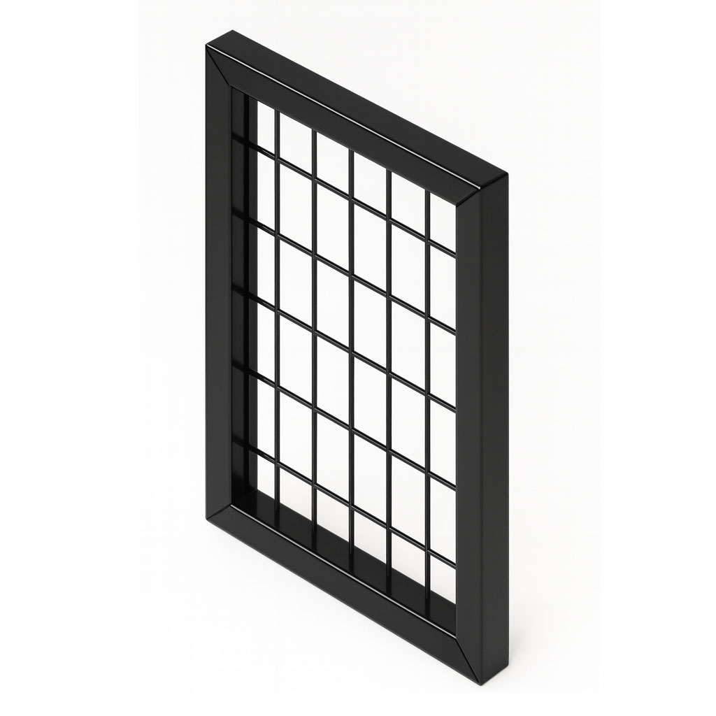 หน้าบานรั้วนิรภัยเหล็ก ขนาด 0.25x0.5 เมตร