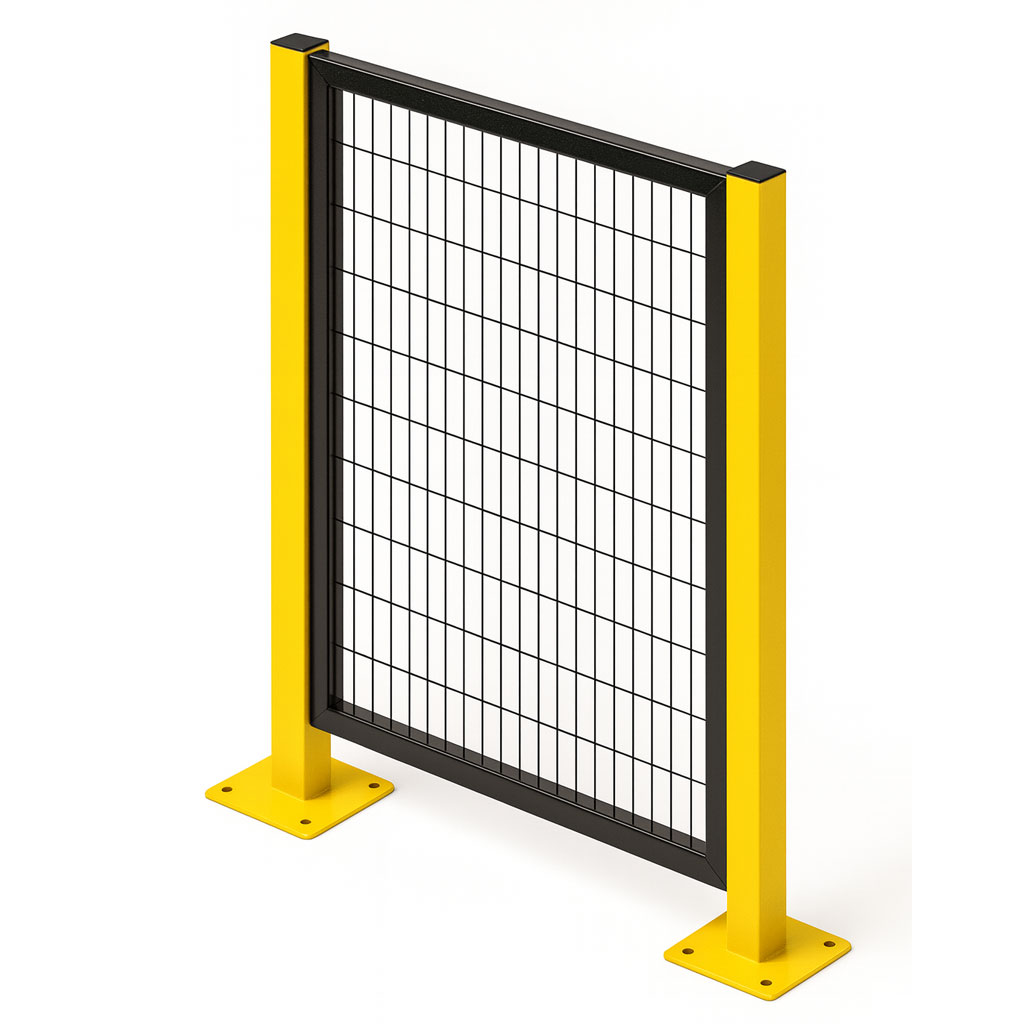 หน้าบานรั้วนิรภัยเหล็ก ขนาด 0.5x1 เมตร